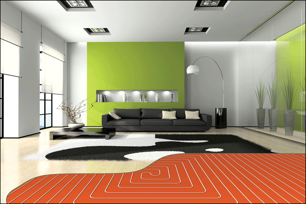 地暖安裝效果圖