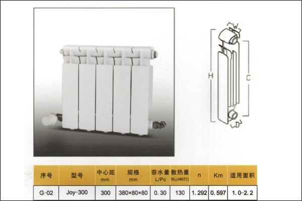 格睿尼暖氣片參數(shù)